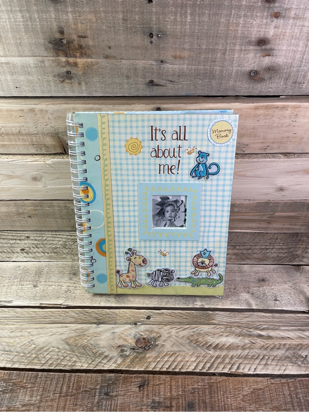 It’s All About Me Baby Book 4x6 Pictures Spiral Scrap Infant Memory Photo Album